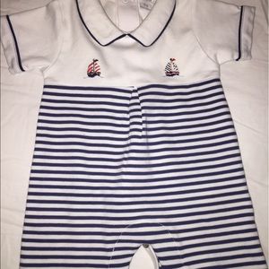 NWOT Kissy Kissy baby boy romper